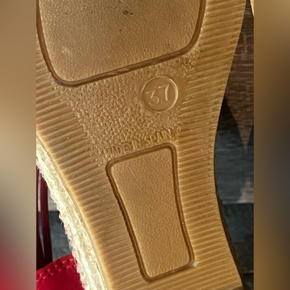 Toni Pons 'Nuria' Suede Wedge Sandal Size 6.5 Made in Spain 🇪🇸 - Picture 10 of 16